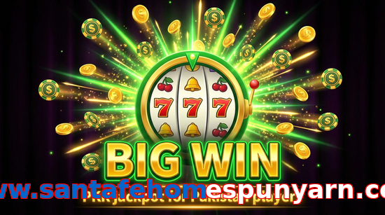 Big win animation on Www.santafehomespunyarn.com slot game